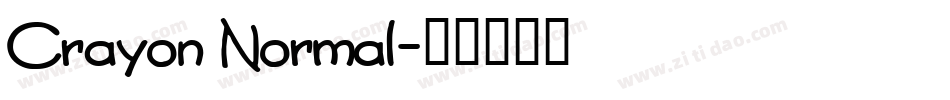 Crayon Normal字体转换